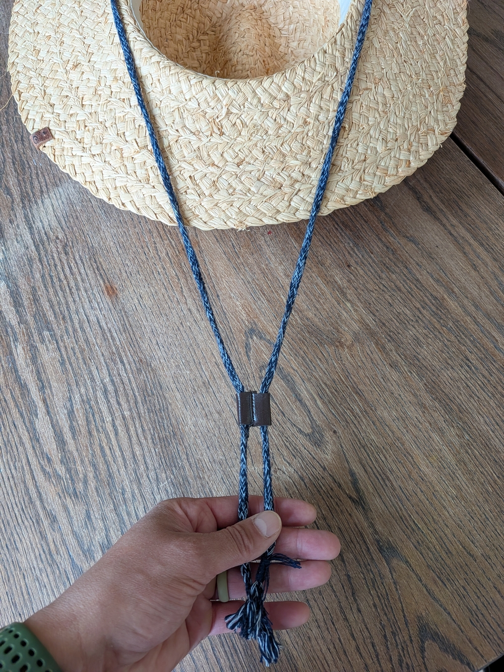 Rip Curl Womens Straw Wide Brim Sun Hat One Size Adjustable Chin Strap - Picture 5 of 8